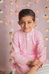 Pink patakha kurta set